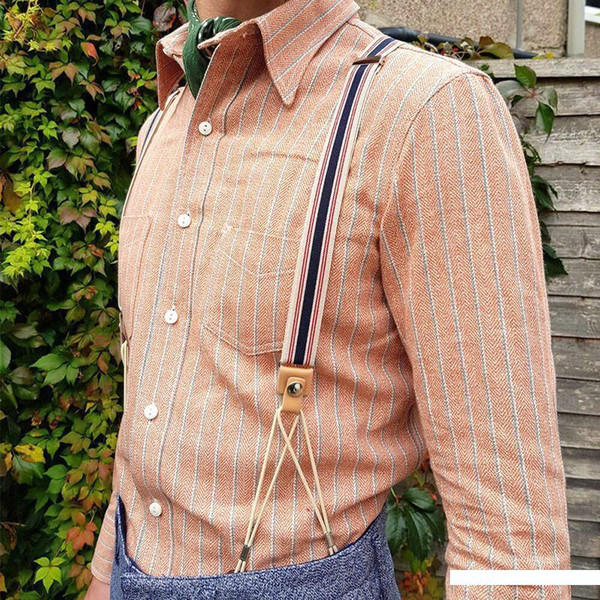 NEW Gentleman Suspenders Trousers Sling Elastic Suspender for men pants Button Type Strap Skirt Vintage Suspender