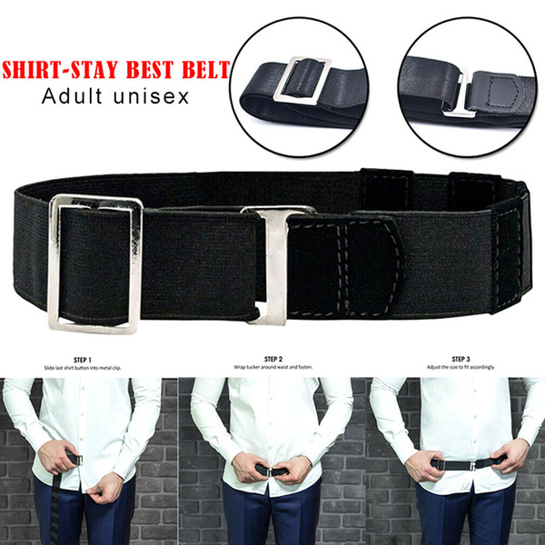 Shirt Holder Adjustable Near Shirt Stay Best Tuck It Belt for Women Men Work Interview KQS8