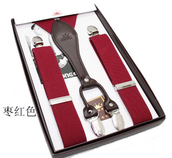 2011 brand new men suspenders / braces / gallus with four clip. hot selling mixed order.AD47