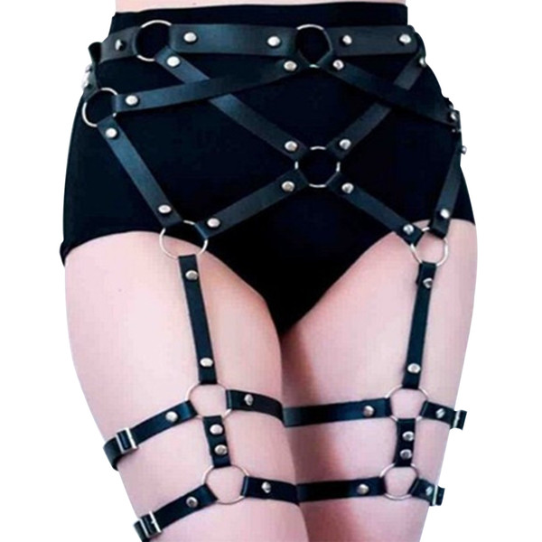 Garter Sexy Adjustable Harness Belts KTV Circle Nightclub Punk Body