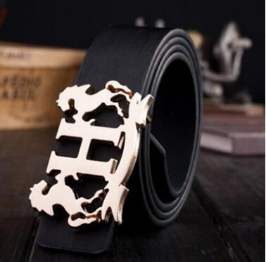 2018 hot sale brand luxury belt for men casual hollow designer belts high quality strap men's coffee jeans wedding sash