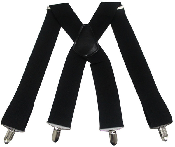 Free Shipping 2017 New Fashion Male 50mm Wide Suspenders For Mens