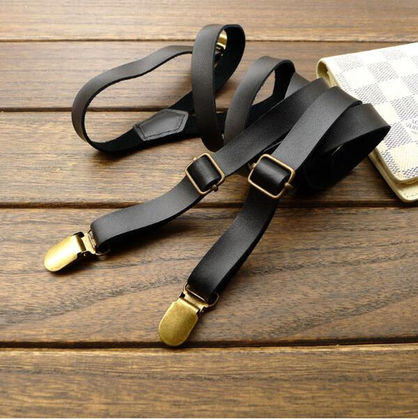 1.5cm Retro Cortex Suspending Belt Men And Women Fashion Strap Single Product Accessories Suspender Cartoon Accessories CCA10201 150pcs