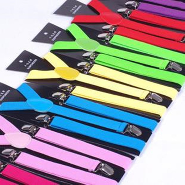 NEW ARRIVAL !CANDY COLOR ADULT BRACES ADJUSTABLE SUSPENDERS 15pcs/lot MIX ORDER DROPSHIPPING JF-826