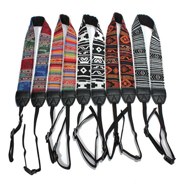 5 Colors Colorful Camera Shoulder Neck Strap Belt Ethnic Style Camera Belt For SLR DSLR Nikon Canon Sony Panasonic A120