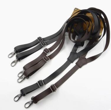 2017 new 1.5cm Plus size super quality Genuine Leather Elastic Adult Suspenders Adjustable Bretelles with clasp hook Unisexe