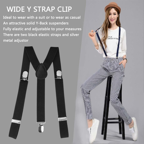 Women clip-on suspenders elastic Y-Shape adjustable braces female shirt suspenders women Pants Braces clothing accessories &2