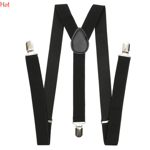 Fashion Adult Suspenders Clips Braces Male Women Men Vintage Casual Trousers Strap Clip-on Adjustable Unisex Pants Y-back Suspender Hot 1460