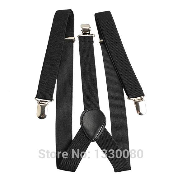 New Fashion Clothes Accessories 1pcs Clip-on Adjustable Unisex Pants Fully Elastic Brace Suspender Y Back Clip-on Belt E5M1 order<$18no trac