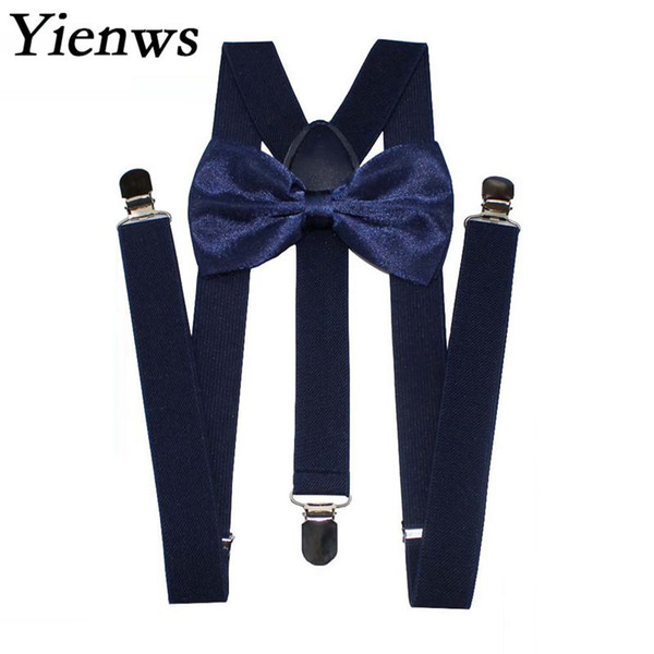 Mens Suspenders and Bow Tie Sets 120cm Navy Suspenders Men for Pants Women Braces Burgundy Bretels Tirantes Negros YiA153