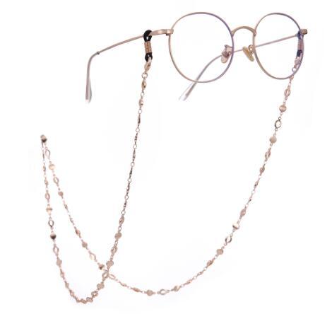 lemegeton Fashion Solid and Hollow Round Alloy Metal Charm Eyeglasses Gold and Silver Plated Sunglasses Glasses Chain for Women and Men