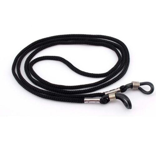 Wholesale-12pcs Black Eyeglass Glasses Sunglasses Neck Cord Strap String Lanyard Holder Adjustable Free Drop Shipping