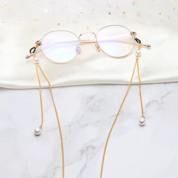 Glasses chain neck creative retro simple hanging rope non-slip metal decorative chain fashion sunglasses chain,Stars look alike and go with