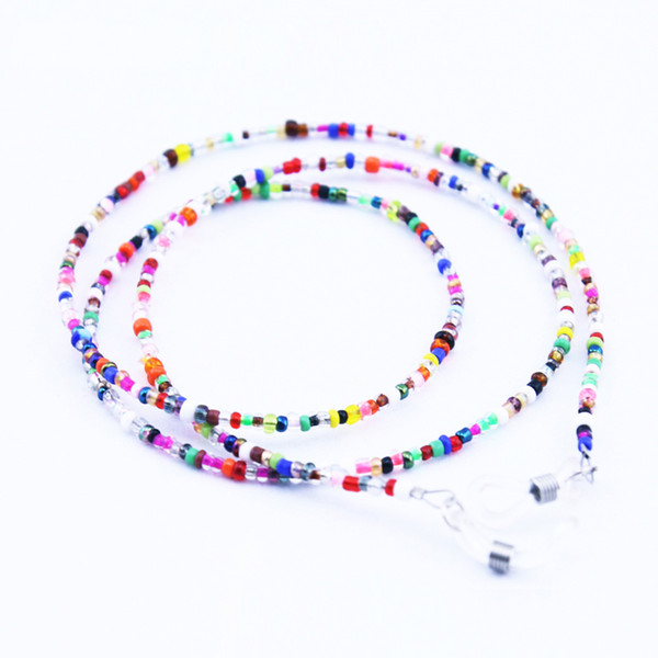 Colours Beaded glasses Eyeglasses Sunglasses Chain Cords Lanyard Rope Holder Spectacle Anti-slip strap head cord