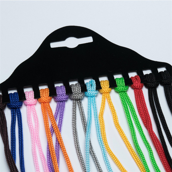 Freeshipping cheap wholesale anti-slip muti-color readingglass sunglasses string glasses neck cord retainer strap with good silicon loop