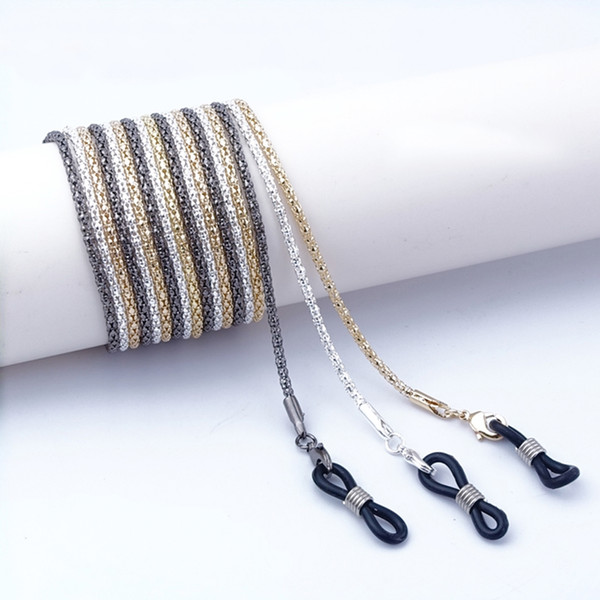 3 Colors Hollow Eyeglasses Strap 61cm Reading Glasses Chain Spectacles Sunglasses Eyewear Chain Neck Cord Strap Rope