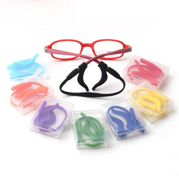 Anti-slip Glasses Ears Hook Set Children Super Soft Silicone Rope Sunglasses Glasses Cords Eyeglasses Chain Cord Holder String Rope