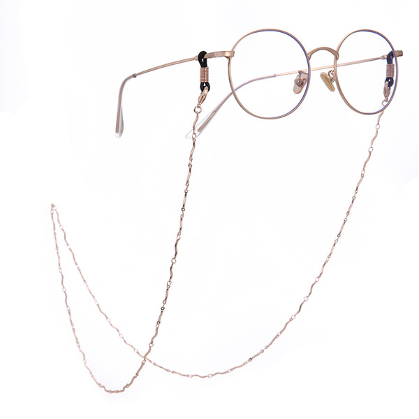 Myshape High Quality Metal Gold and Silver Sunglass Chain Beaded Eyeglass Chain Jewelry for Women and Men Chain