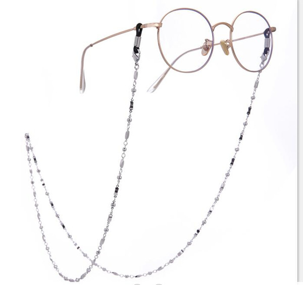 Myshape Wholesale,Retail,Fashion Metal Glass Chain Beaded Eyeglass Chain Gold and Silver Necklace Chain Jewelry