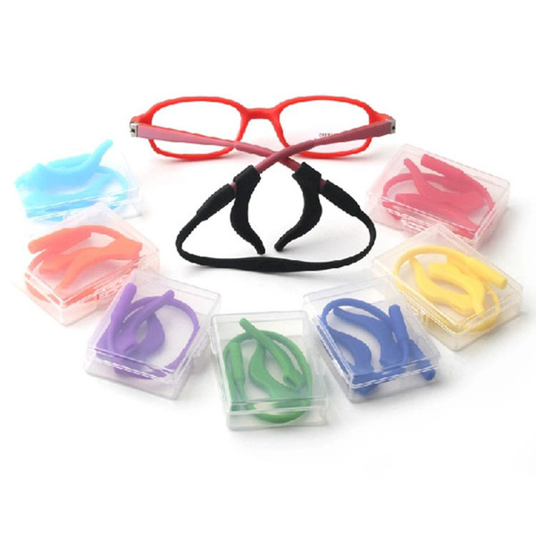 Mixed color New Arrival Wholesale Sport Eyeglasses Sunglasses Children Kids Glasses chain cord holder String set