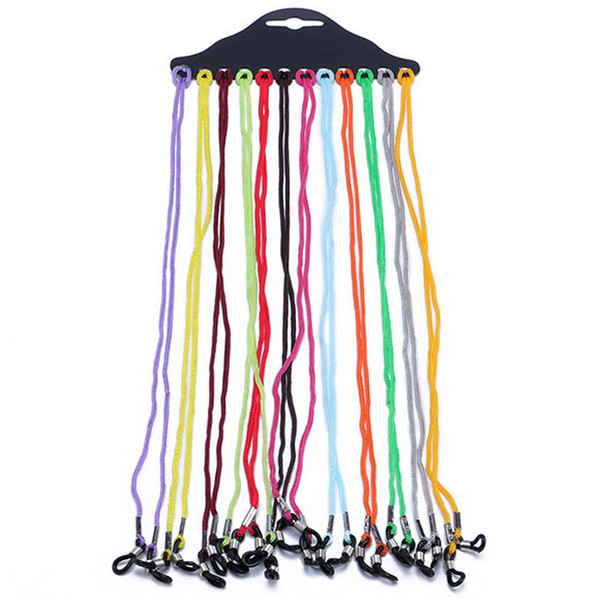 New Sport Eyeglass Glasses Sunglasses Colorful Rope chains Neck Cord Strap String Lanyard Holder Adjustable Fashion Accessories