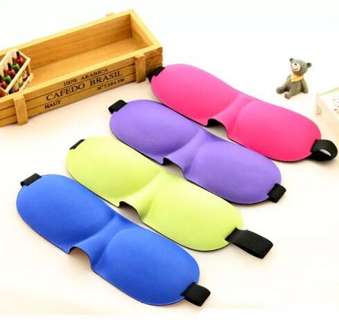 3D Sleep Mask Natural Sleeping Eye Mask Eyeshade Cover Shade Eye Patch Blindfold Travel Eyepatch 13 color in stock