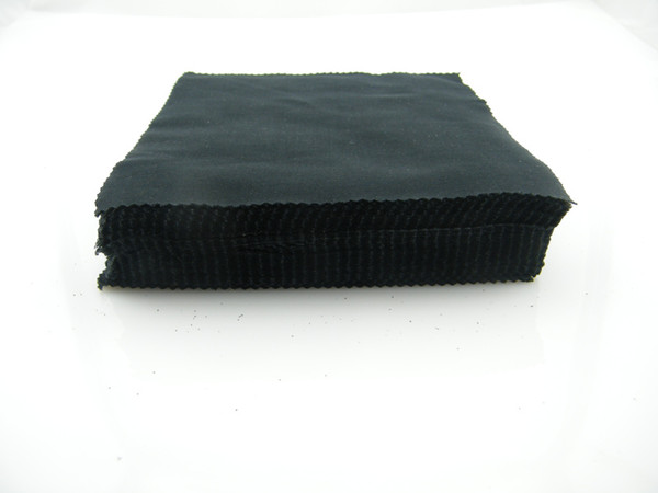 Black Color 14.5x15.5cm Black Microfiber Sunglasses Cloth Reading Glasses Cleaning Cloth for Eyeglasses Case Glasses