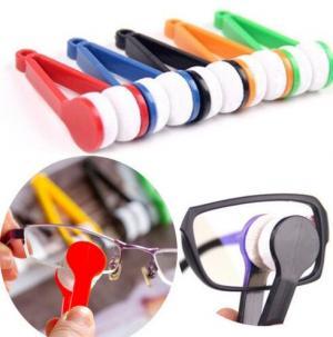 Mini Microfibre Glasses Cleaner Brush Microfibre Spectacles portable Sunglasses Eyeglass Cleaner Sunglasses lens Clean Wipe Tools GGA1497