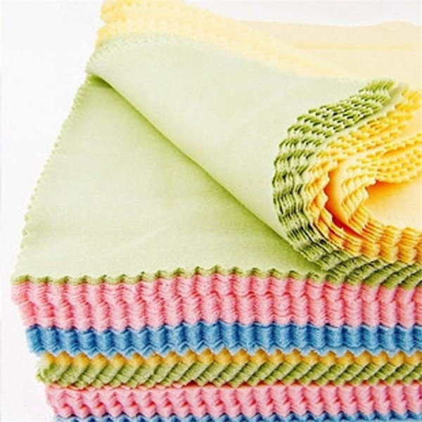 New Fashion 70Pcs Microfiber Cotton Material Revenue Stamp Glasses Cloth Handset Screen Cleaning Cloth Wholesale