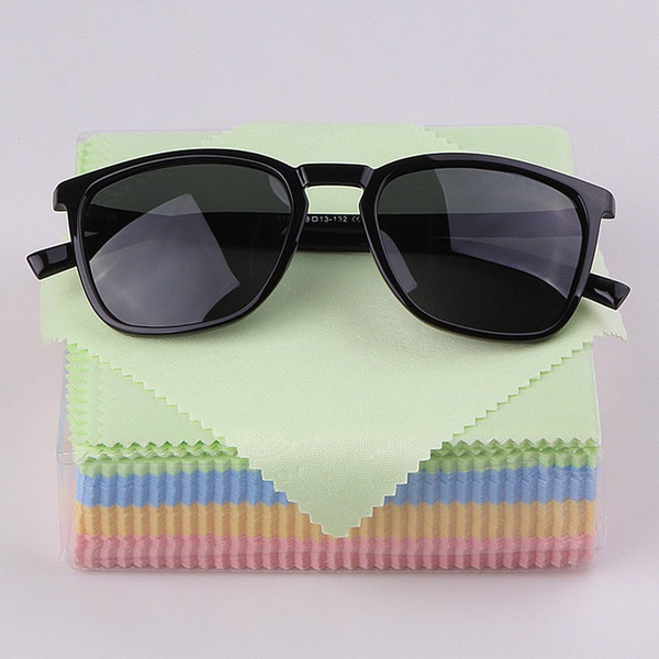 Lens Clothes Fashion Eyewear Accessories 4 color 130*130mm for sunglasses glasses lens High-quality microfiber cotton square wholesale