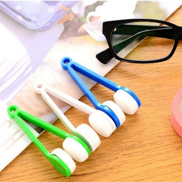 Portable Eyeglasses Cleaning Brush Mini Multi Function Glasses Lens Microfibre Cleaner Cloth Tool Leave No Trace 0 67cq WW