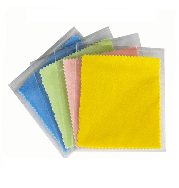 Glasses Cloth Wholesale Microfiber Glasses Cloth Lens Clothes Yellow Blue Green Pink 4 Colors And Non Woven Fabric D0517