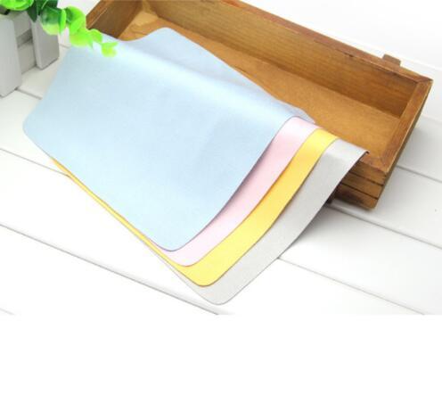 Popular 10 Pcs Portable Glasses Eyeglass Sunglasses Microfiber Cleaner Cloth Clothes #0000