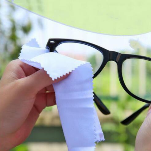 Popular 10 Pcs Portable Glasses Eyeglass Sunglasses Microfiber Cleaner Cloth Clothes #04