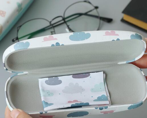 new style shortsighted eye box simple cartoon Korean little refreshing student, creative personality, sunglasses, sunglasses box.