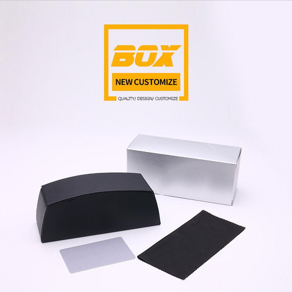 Brand High Quality New Unisex Sunglasses Box Fashion Eyewear Casual Leather Men Jogging Sunglasses Box Classic Brand Boxes