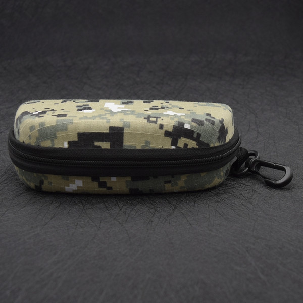 Fashion Glasses Box Zipper Portable Camouflage Sunglasses Case Optical Eyewear Accessory