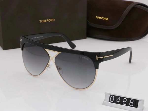 Top Quality New Fashion Sunglasses For tom Man Woman Eyewear Designer Brand Sun Glasses ford Lenses With box