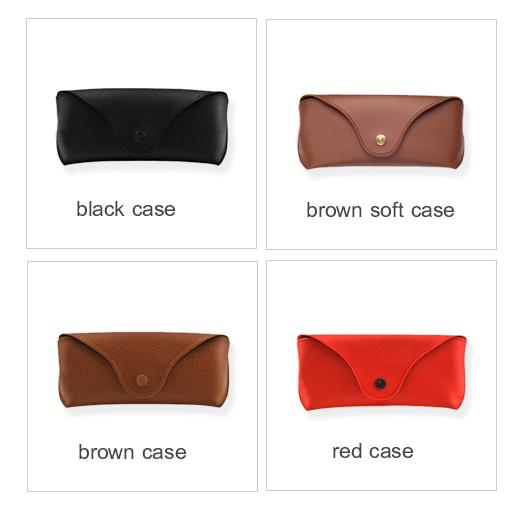 2018 High quality shield Sunglasses Eyewear gradient leather case