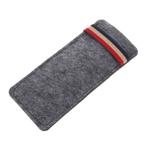 1Pc Portable Felt Glasses Case For Men And Women Sunglasses Reading Glasses Bag Gray Hot Selling