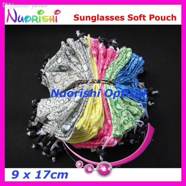 Wholesale-50pcs Microfibre Water Drops Design Soft Sunglass Glasses Eyeglass Case Pouch Bag CP025 free shipping