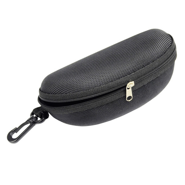 Oxford cloth black glasses case sunglass protection box EVA Zipper eyeglass boxes multicolors sunglasses case with hook eyewear accessories