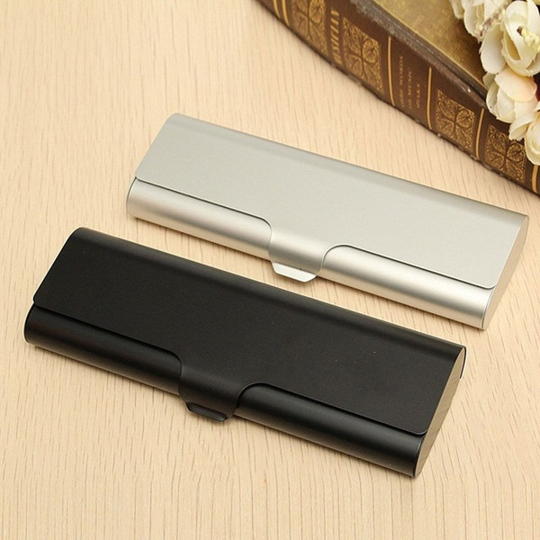 Slim Matte Metal Spectacles Case Fashion Reading Glasses Protection Eyewear Case Holder Creative Metal Hard Matte Box TTA424