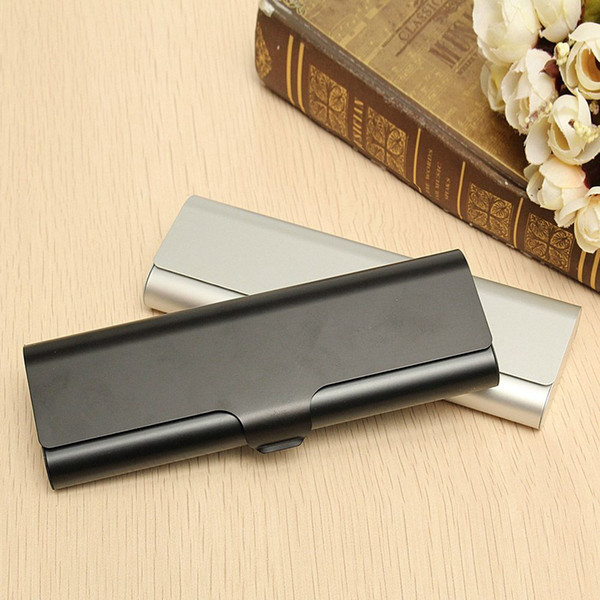 Creative Matte Metal Eyewear Case Fashion Reading Glasses Protection Eyeglasses Case Holder Slim Metal Hard Spectacles Box TTA424