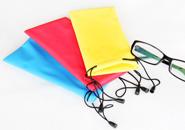 Special glasses bag Slight waterproof glasses cloth bag Glasses bag to receive sunglasses bag Multicolor glasses bag 18*9cm