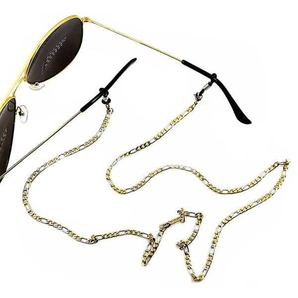 Fashion Stainless Steel Eyeglasses Chain 77CM Reading Glasses Spectacles Sunglasses Eyewear Chain Neck Cord Strap Rope