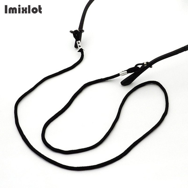 10 PCS Black Glasses Straps Nylon Eyeglass Cord Adjustable End Glasses Holder Reading Neck Strap String Rope Band