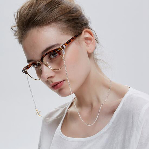 Korean Chic Women Retro Glasses Chain Sunglasses Neck String Cord Retainer Strap Eyeglasses Chains Flower Eyewear Lanyard Holder