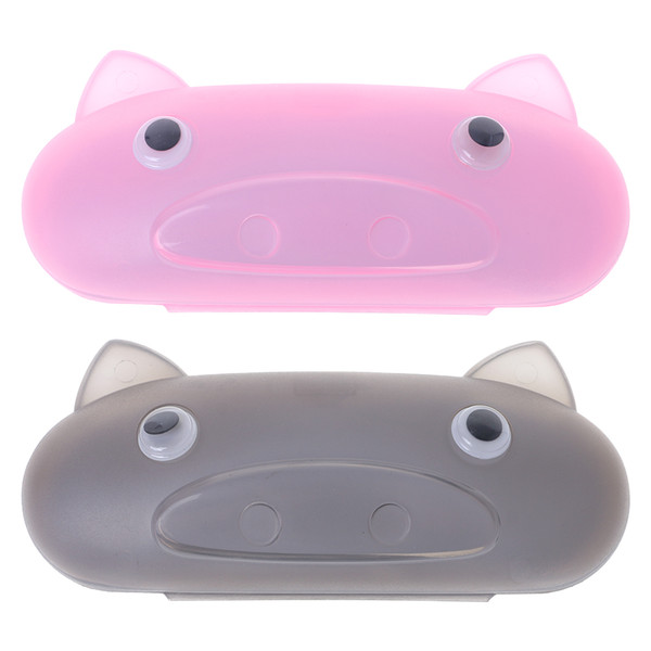 Glasses Box Kids Children Reading Glasses Sunglasses Storage Case Plastic Pig Cute Cartoon Protective Portable Hard Protector