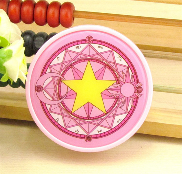 Fashion Pink Star Contact Lens Case Portable Cute Pocket Mini Glasses Cases Travel Kit Mirror Container Double Boxes Eyes Care